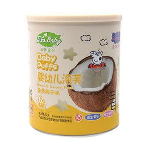 Tala Baby添乐宝贝香蕉椰子味泡芙