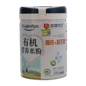 金盾优贝高铁+益生菌有机营养米粉