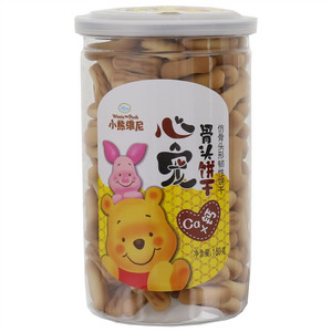 小熊维尼心宠仿骨头形韧性饼干