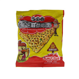 斯美特麻辣牛肉味芝麻香黑芝麻点心面