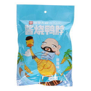 飘零大叔甜辣味酱烧鸭脖