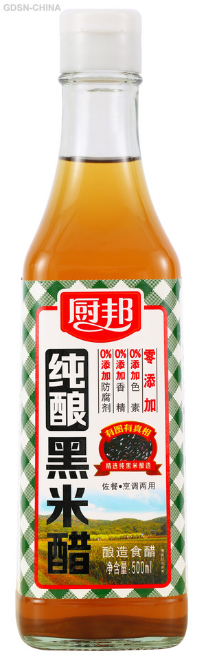 500ml厨邦零添加纯酿黑米醋