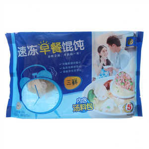 小尾羊三鲜速冻早餐馄饨