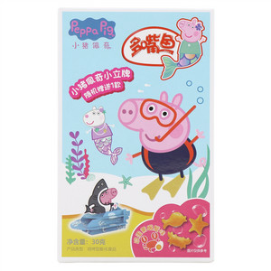 PaPaPig添乐卡通王咸蛋黄焗蟹味多嘴鱼膨化食品