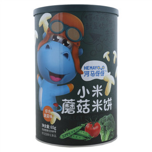 河马伢伢小米蘑菇米饼（综合蔬菜味）
