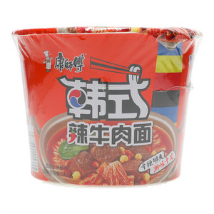 康师傅韩式辣牛肉面