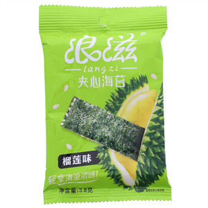 浪滋榴莲味夹心海苔