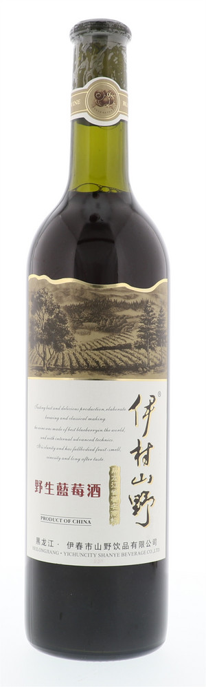 山野蓝莓酒瓶