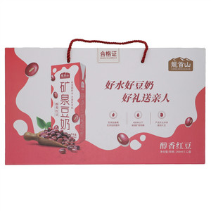 龙首山醇香红豆矿泉豆奶