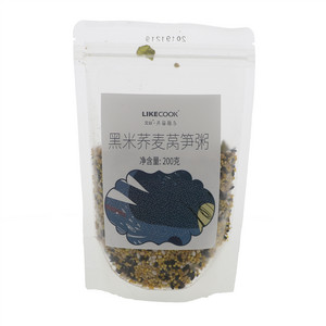 艾谷黑米荞麦莴笋粥
