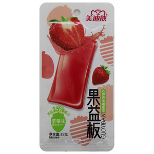 美迪熊（草莓味果冻)果益板