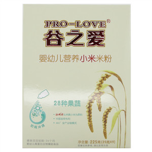 PRO-LOVE 谷之爱 婴幼儿营养小米米粉（28种果蔬）
