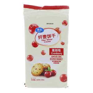 惠宜蔓越莓纤维饼干