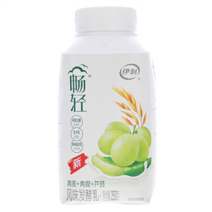 伊利畅轻燕麦+青提+芦荟风味发酵乳
