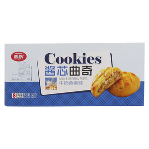 德辉牛奶燕麦味酱芯曲奇