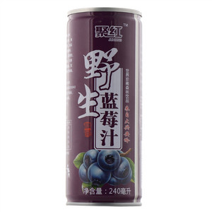 聚红野生蓝莓汁
