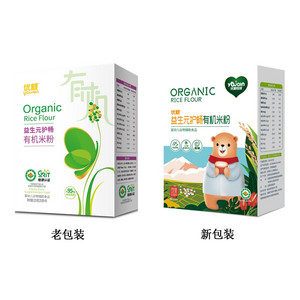  优亲益生元护畅有机米粉
