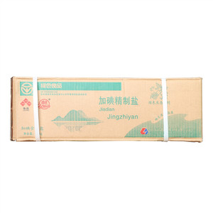 鲁晶、鲁祥牌绿色食品加碘精制盐箱装（绿色生态系列）