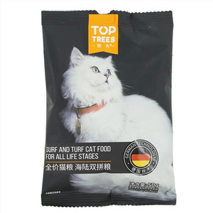 TOPTREES领先全价猫粮 海陆双拼粮