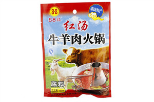 红汤牛羊肉火锅底料150克