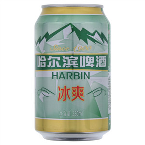 百威哈尔滨啤酒冰爽330ml