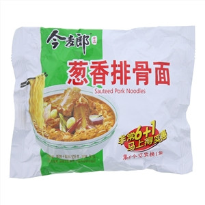 今麦郎葱香排骨面