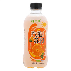 狂小能香橙味汽泡苏打