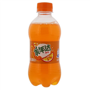 美年达橙味果味型汽水