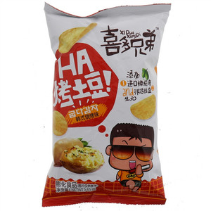 喜多兄弟烧烤味烤土豆膨化食品
