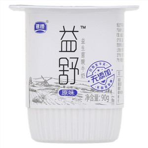 银桥益舒原味益生菌酸牛奶