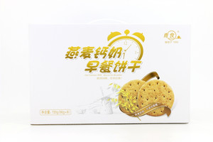 燕麦钙奶早餐饼干720g