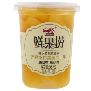 567克鲜果捞糖水黄桃罐头
