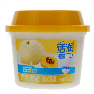 活润雪梨+枇杷风味发酵乳