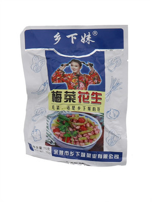 乡下妹梅菜花生（旧）75g