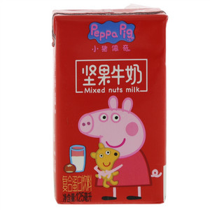 好+1peppa pig小猪佩奇坚果牛奶