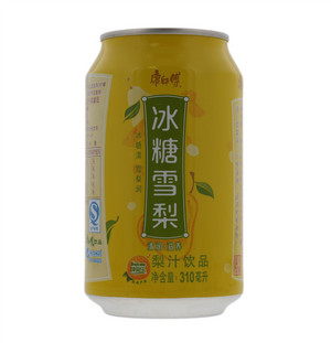 康师傅纯果乐Tropicana冰糖雪梨梨汁饮品310毫升
