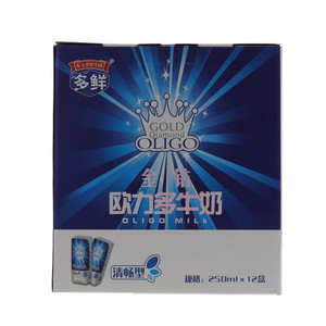 东方多鲜庄园多鲜金钻欧力多牛奶GOLD Diamond OLIGO MILK 250ml×12盒
