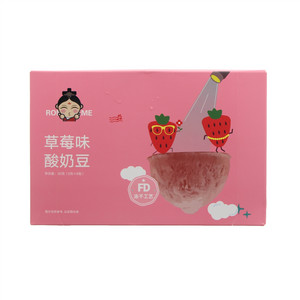 蓉么么草莓味酸奶豆