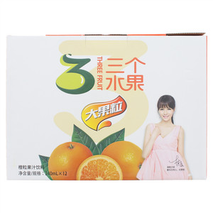 沃尔旺三个水果橙粒果汁饮料