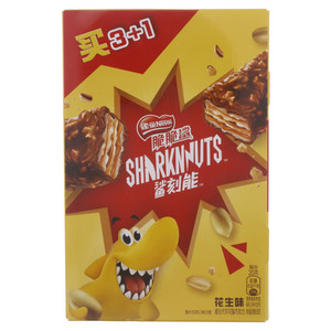 雀巢Nestle脆脆鲨SHNRKNNVTS/鲨刻能花生味威化代可可脂巧克力