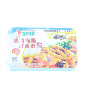 得益绿色鱼香肉丝方便米饭