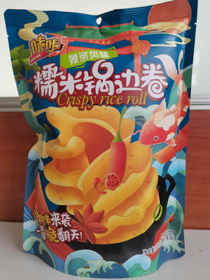 味咔辣条风味糯米锅边卷