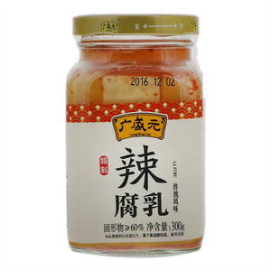 广盛元精制辣腐乳300g