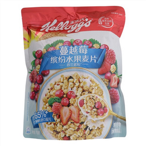 家乐氏谷兰诺拉缤纷水果蔓越莓麦片