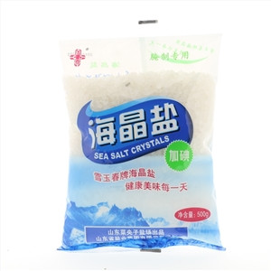 雪玉春海晶盐500g