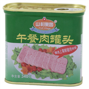 山村果园午餐肉罐头