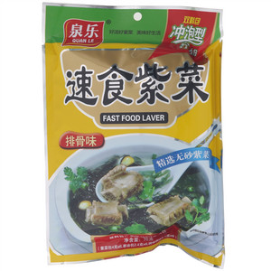 泉乐排骨味速食紫菜