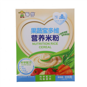 每伴果蔬宝多维营养米粉(商超)