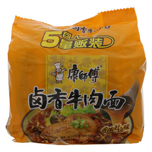 康师傅卤香牛肉面方便面