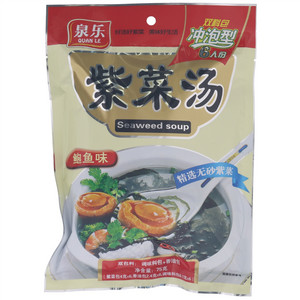 泉乐鲍鱼味紫菜汤